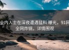 业内人士在深夜遭遇猛料 曝光，91网全网炸锅，详情围观